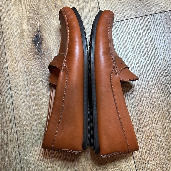 M. Gemi Leather Moccasin in Saddle Brown Size 42.5/9.5 - Picture 3 of 8